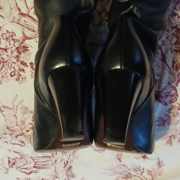 Cole Haan Nike Air heeled black leather boots women's size 8.5 - Picture 5 of 11